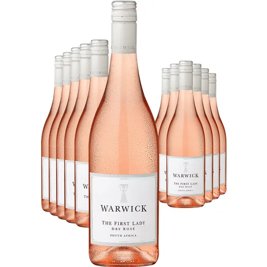 Flasche: 6+6-PAKET Warwick Estate »The First Lady« Dry Rosé 2026