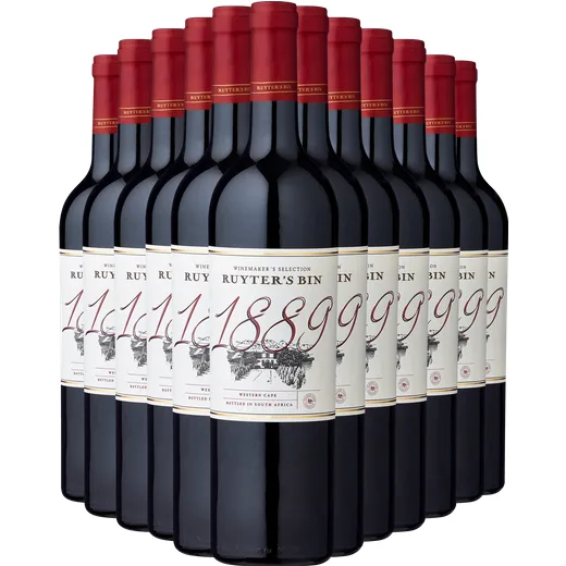Flasche: 2024 Ruyter's Bin Ruyter’s Bin »Winemaker's Selection« Red im 12er-Vorratspaket